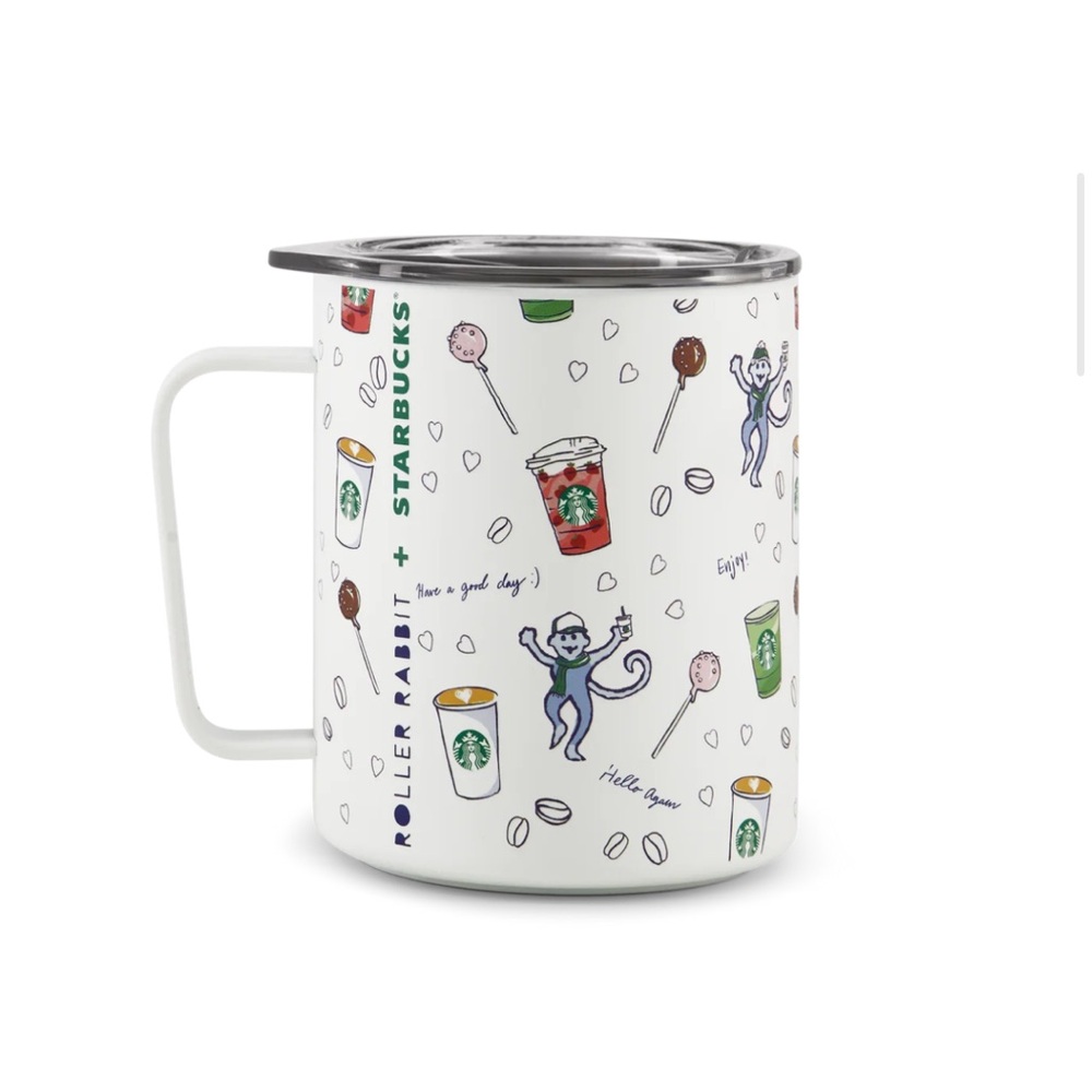 Starbucks Roller Rabbit White Mug